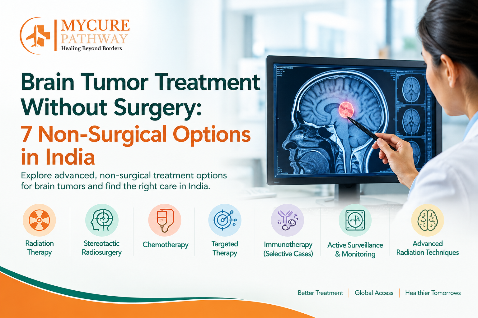 Brain Tumor Treatment Without Surgery: 7 Non-Surgical Options in India